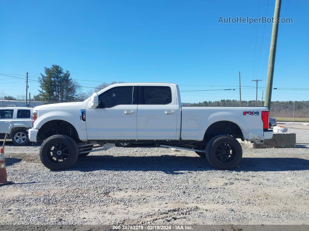 2018 Ford F-250 Xlt White vin: 1FT7W2BT2JEB38028