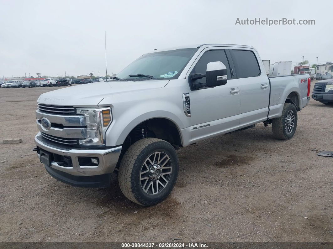 2018 Ford F-250 Lariat Silver vin: 1FT7W2BT2JEB89206