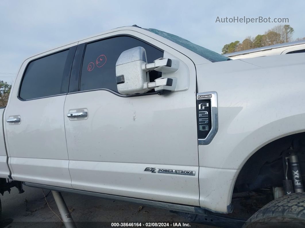 2018 Ford F-250 Platinum White vin: 1FT7W2BT2JEC32216