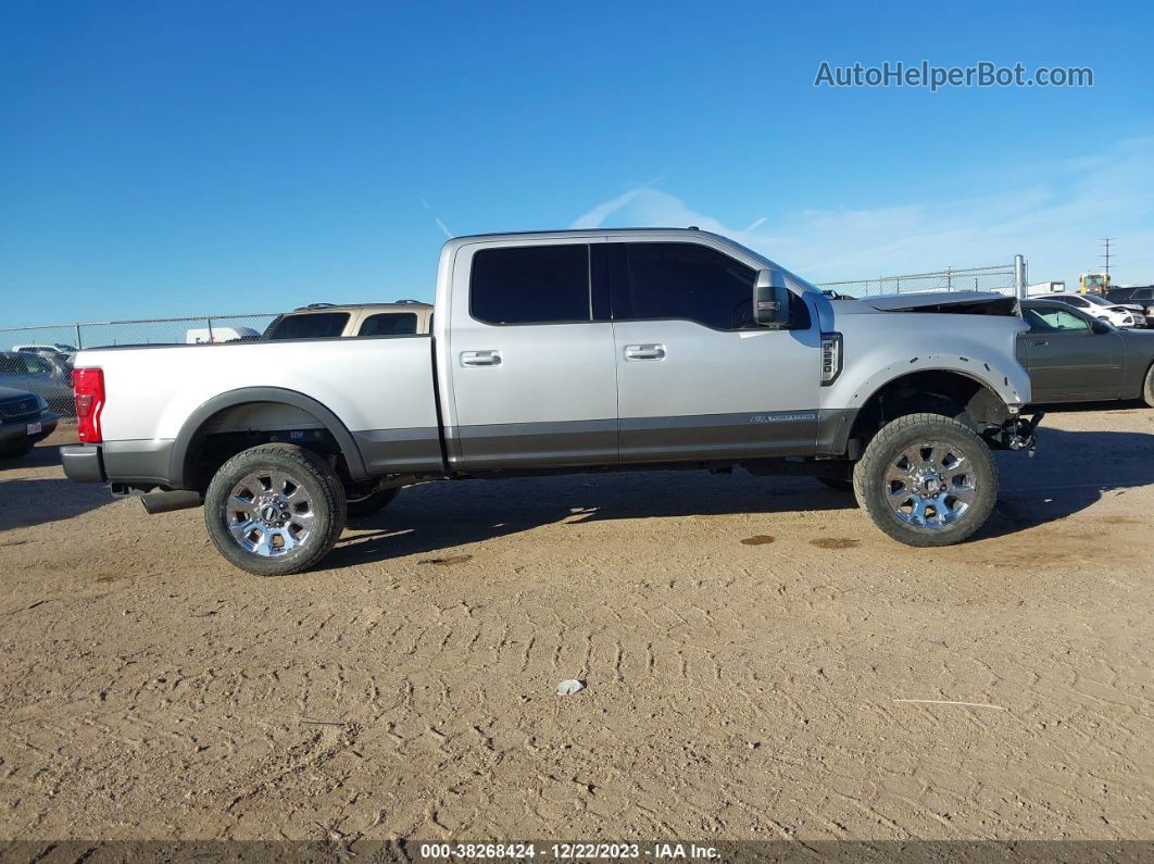 2018 Ford F-250 Lariat Silver vin: 1FT7W2BT2JEC39375