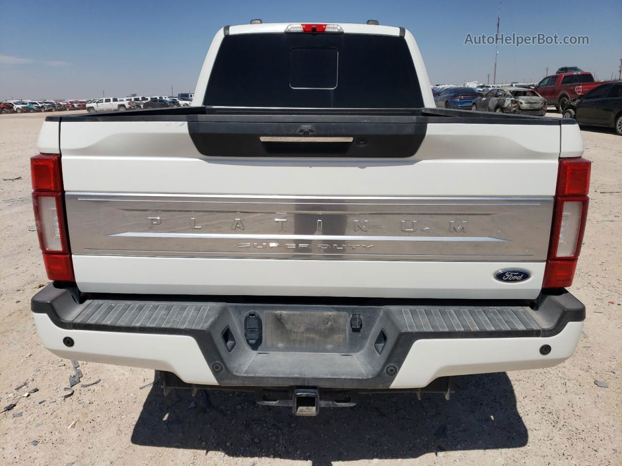 2020 Ford F250 Super Duty White vin: 1FT7W2BT2LEE18521