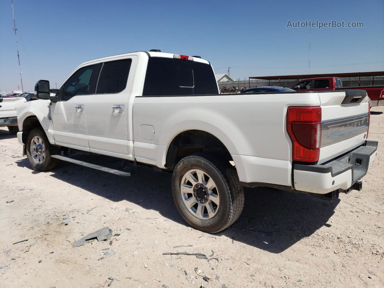 2020 Ford F250 Super Duty White vin: 1FT7W2BT2LEE18521