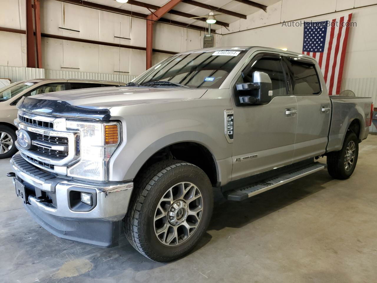 2020 Ford F250 Super Duty Silver vin: 1FT7W2BT2LEE32001