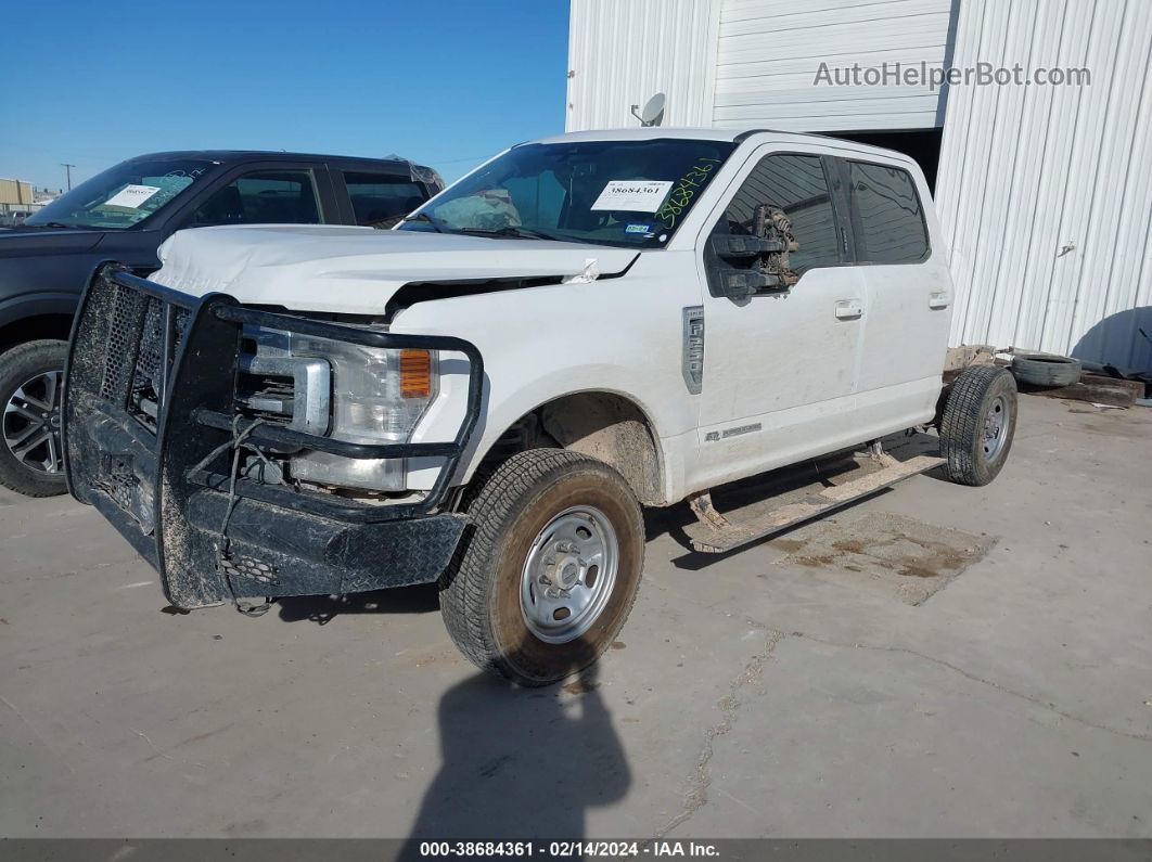 2020 Ford F-250 Lariat White vin: 1FT7W2BT2LEE60896