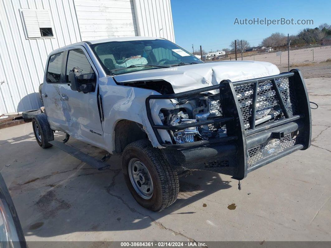 2020 Ford F-250 Lariat White vin: 1FT7W2BT2LEE60896