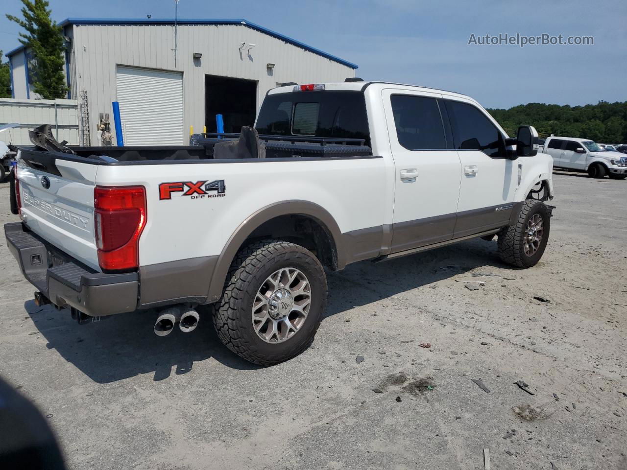 2020 Ford F250 Super Duty White vin: 1FT7W2BT2LEE71753