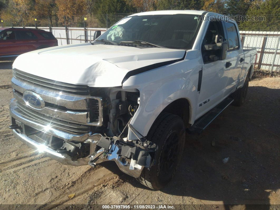 2018 Ford Super Duty F-250 Srw Xl/xlt/lariat White vin: 1FT7W2BT3JEB21691