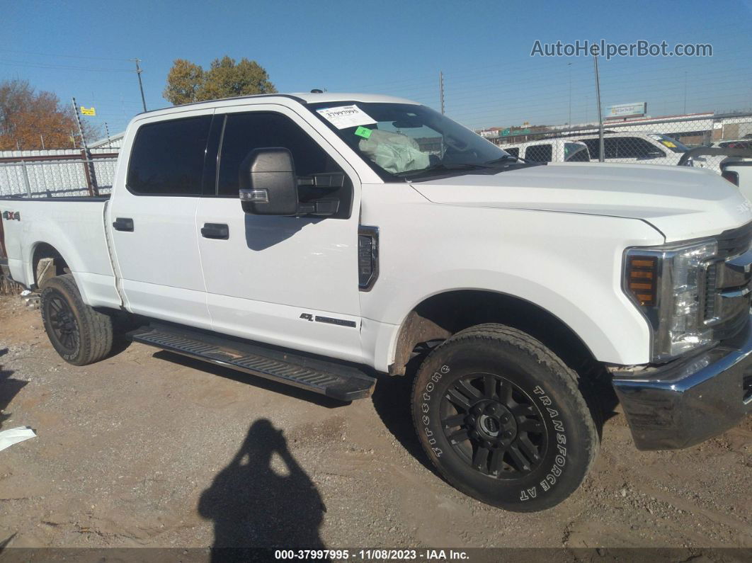 2018 Ford Super Duty F-250 Srw Xl/xlt/lariat White vin: 1FT7W2BT3JEB21691