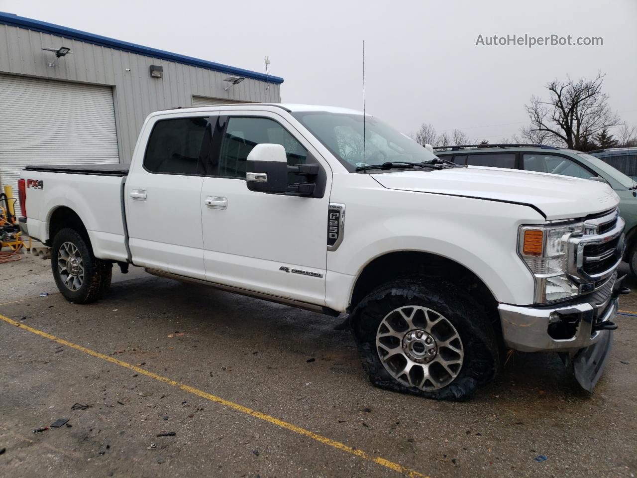 2020 Ford F250 Super Duty White vin: 1FT7W2BT3LEC70945