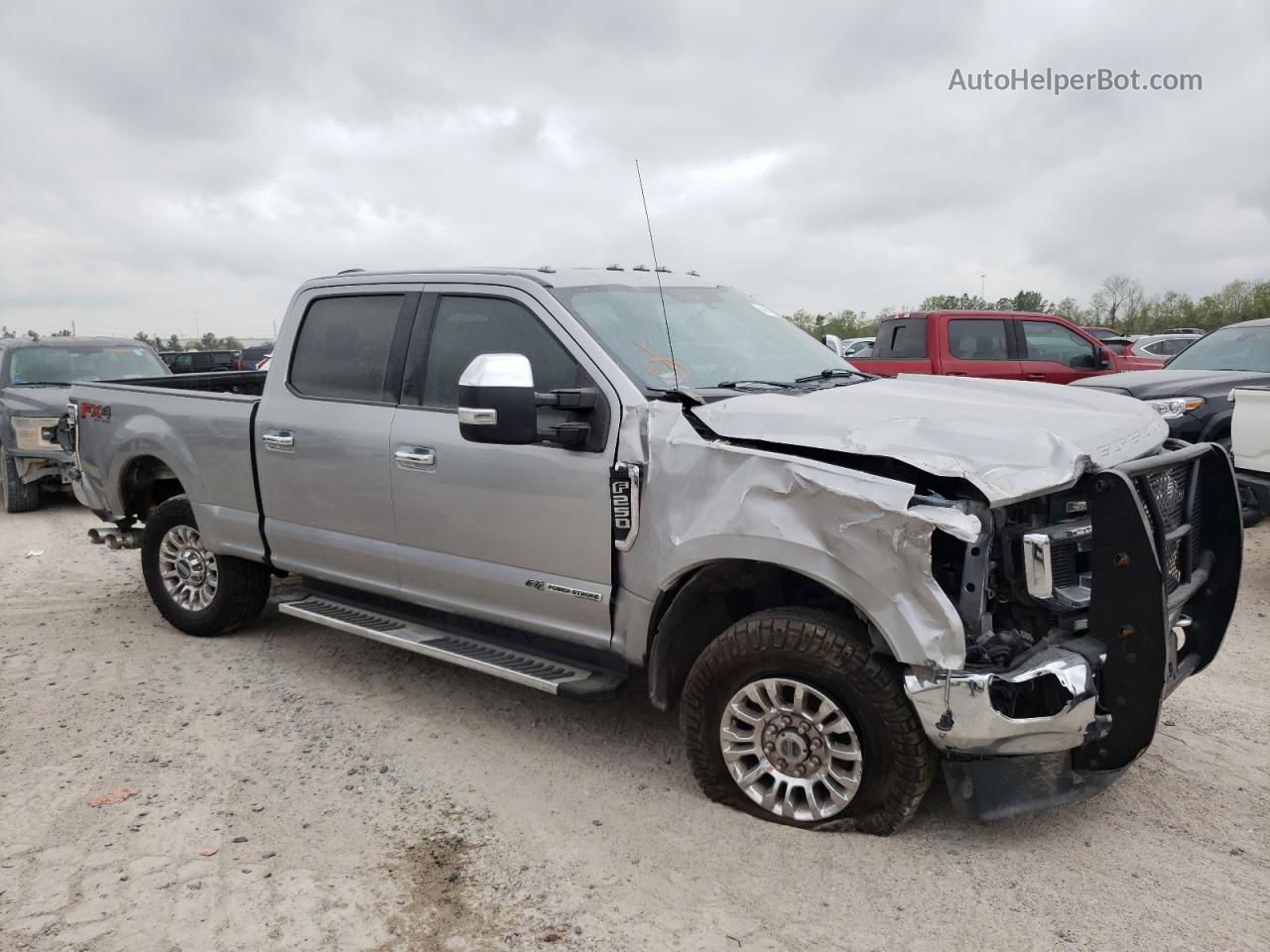 2020 Ford F250 Super Duty Серебряный vin: 1FT7W2BT3LEE32024