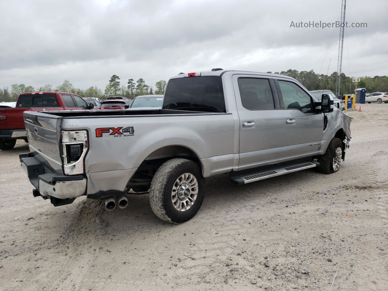 2020 Ford F250 Super Duty Silver vin: 1FT7W2BT3LEE32024