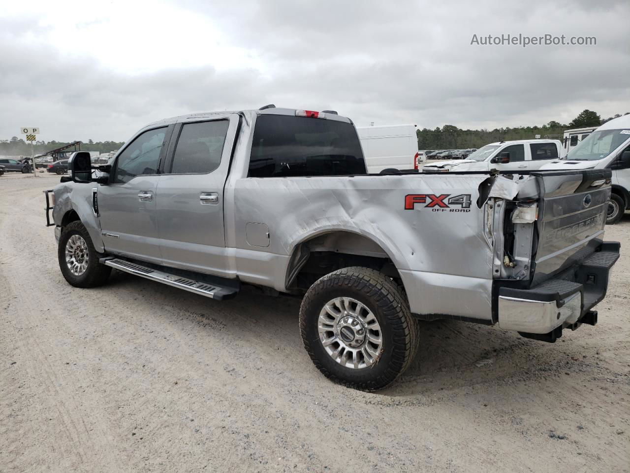 2020 Ford F250 Super Duty Silver vin: 1FT7W2BT3LEE32024