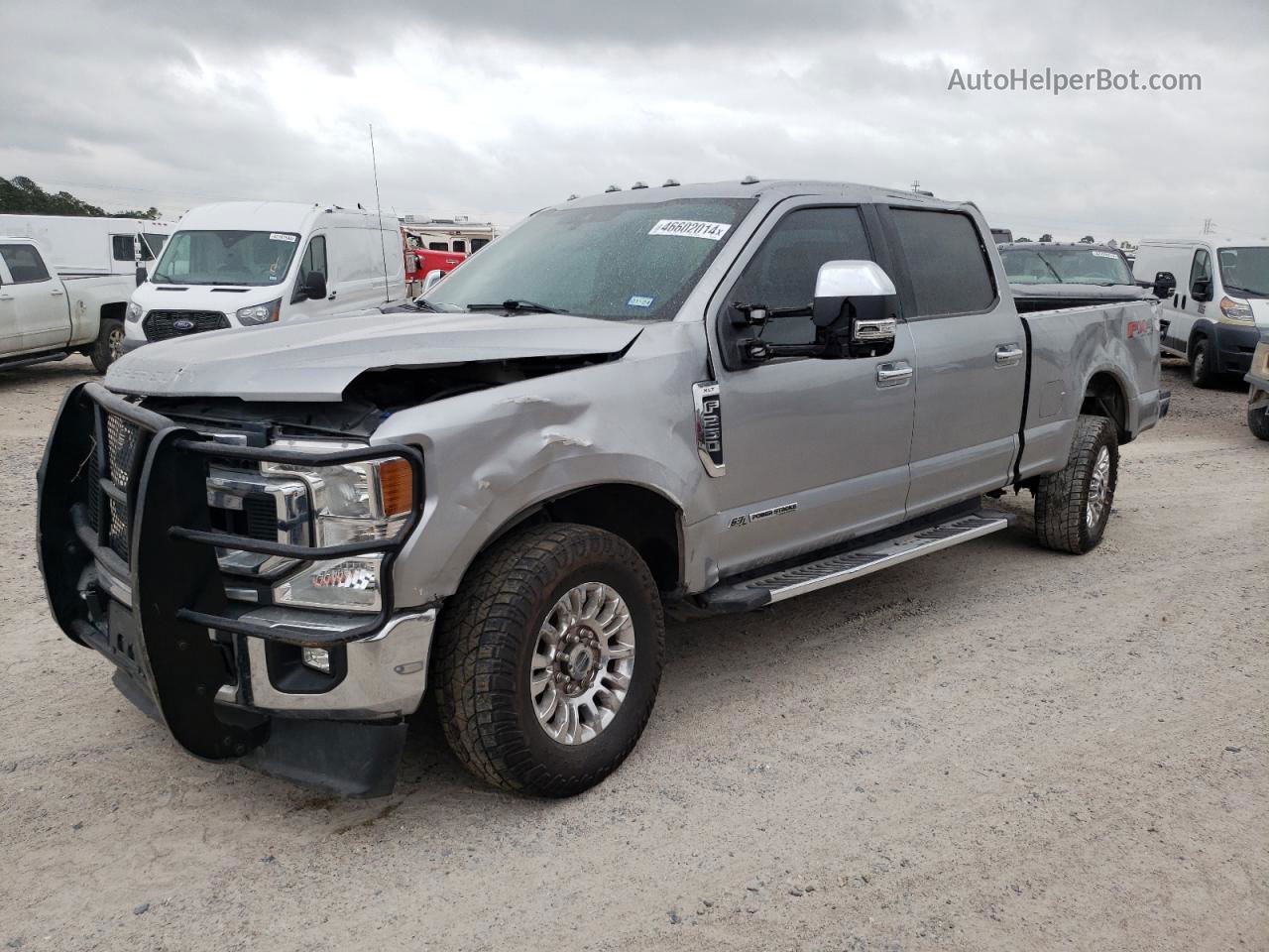 2020 Ford F250 Super Duty Серебряный vin: 1FT7W2BT3LEE32024