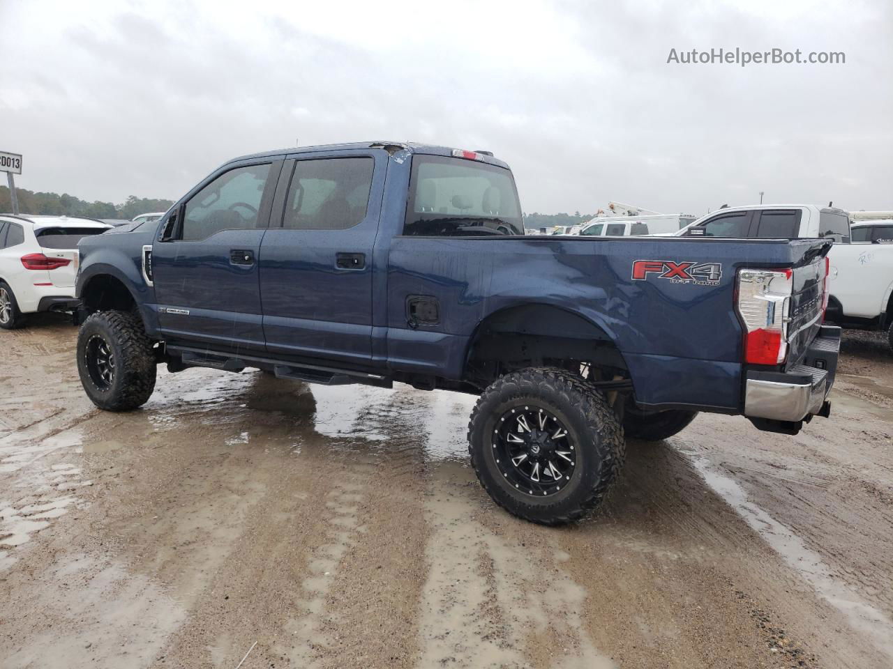 2020 Ford F250 Super Duty Синий vin: 1FT7W2BT3LEE94555