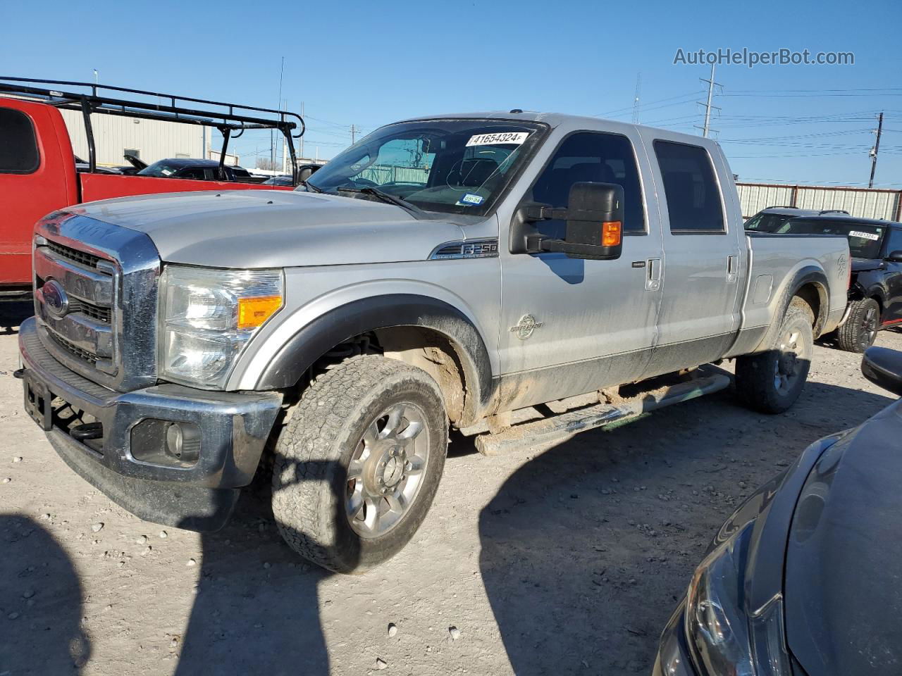 2016 Ford F250 Super Duty Silver vin: 1FT7W2BT4GEA02668