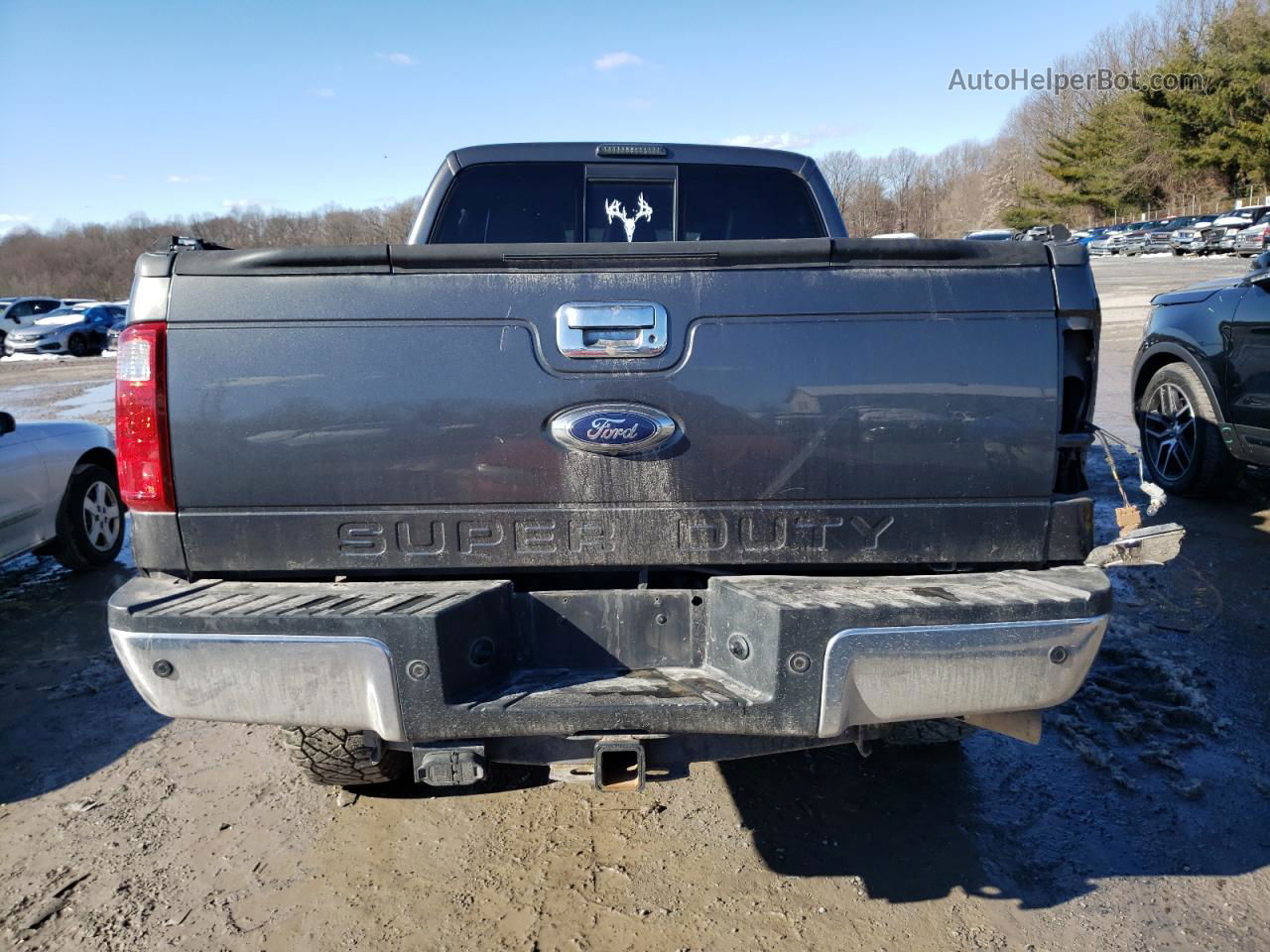 2016 Ford F250 Super Duty Gray vin: 1FT7W2BT4GEB92066