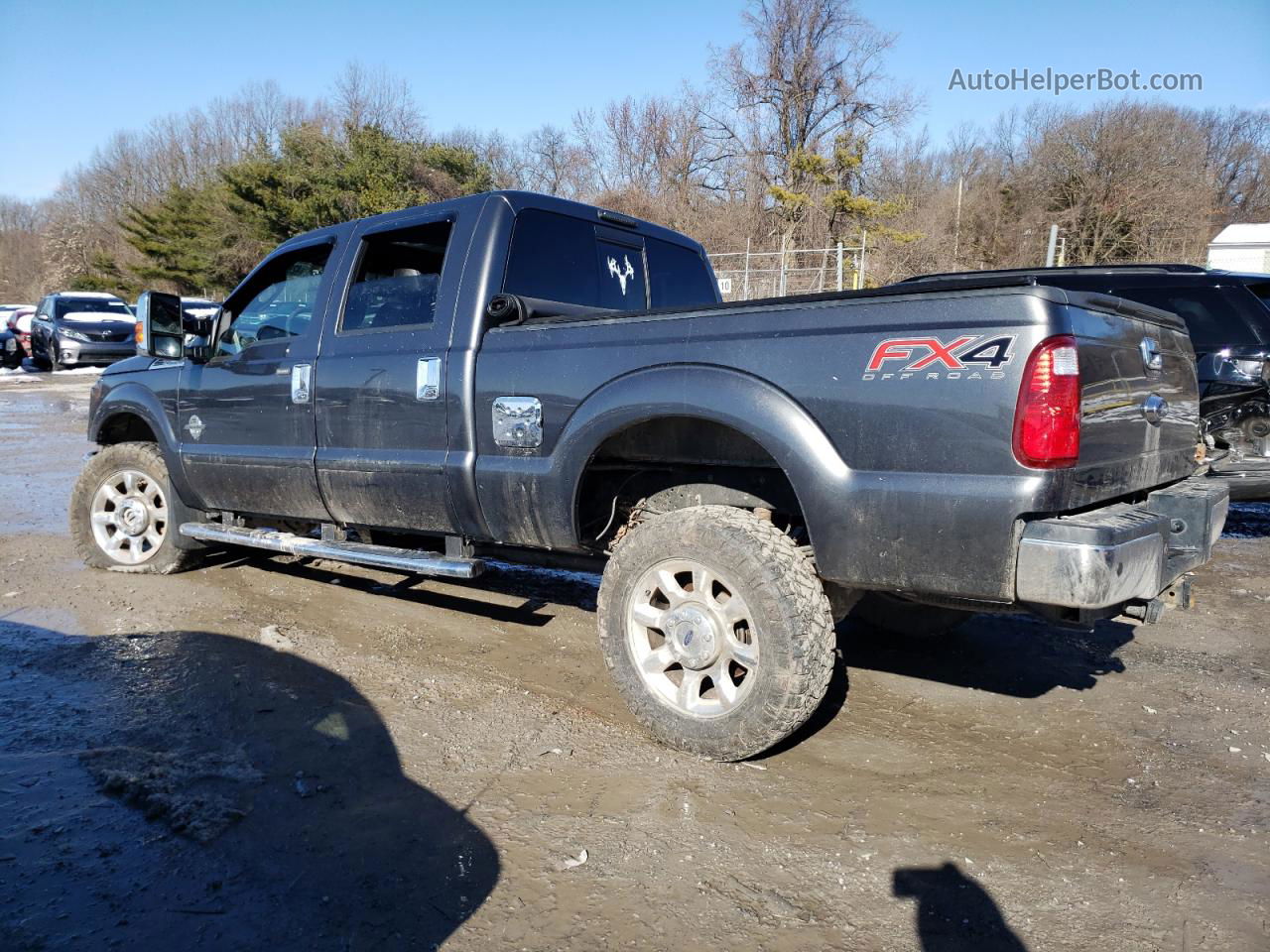 2016 Ford F250 Super Duty Gray vin: 1FT7W2BT4GEB92066