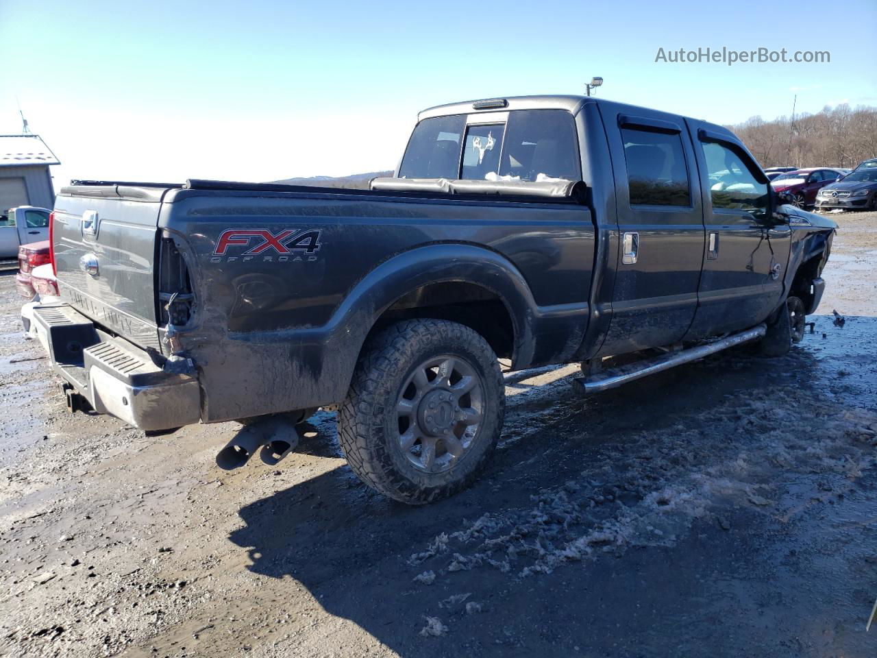 2016 Ford F250 Super Duty Gray vin: 1FT7W2BT4GEB92066