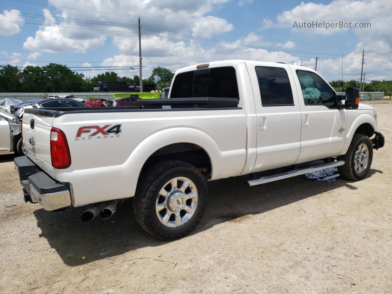 2016 Ford F250 Super Duty White vin: 1FT7W2BT4GEC13630