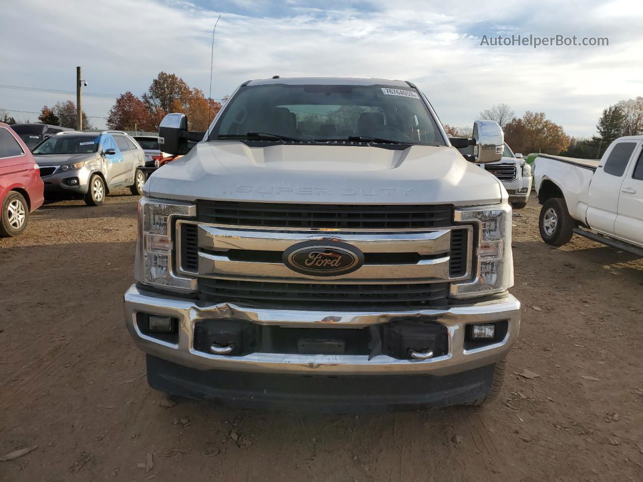 2018 Ford F250 Super Duty Silver vin: 1FT7W2BT4JEB26723