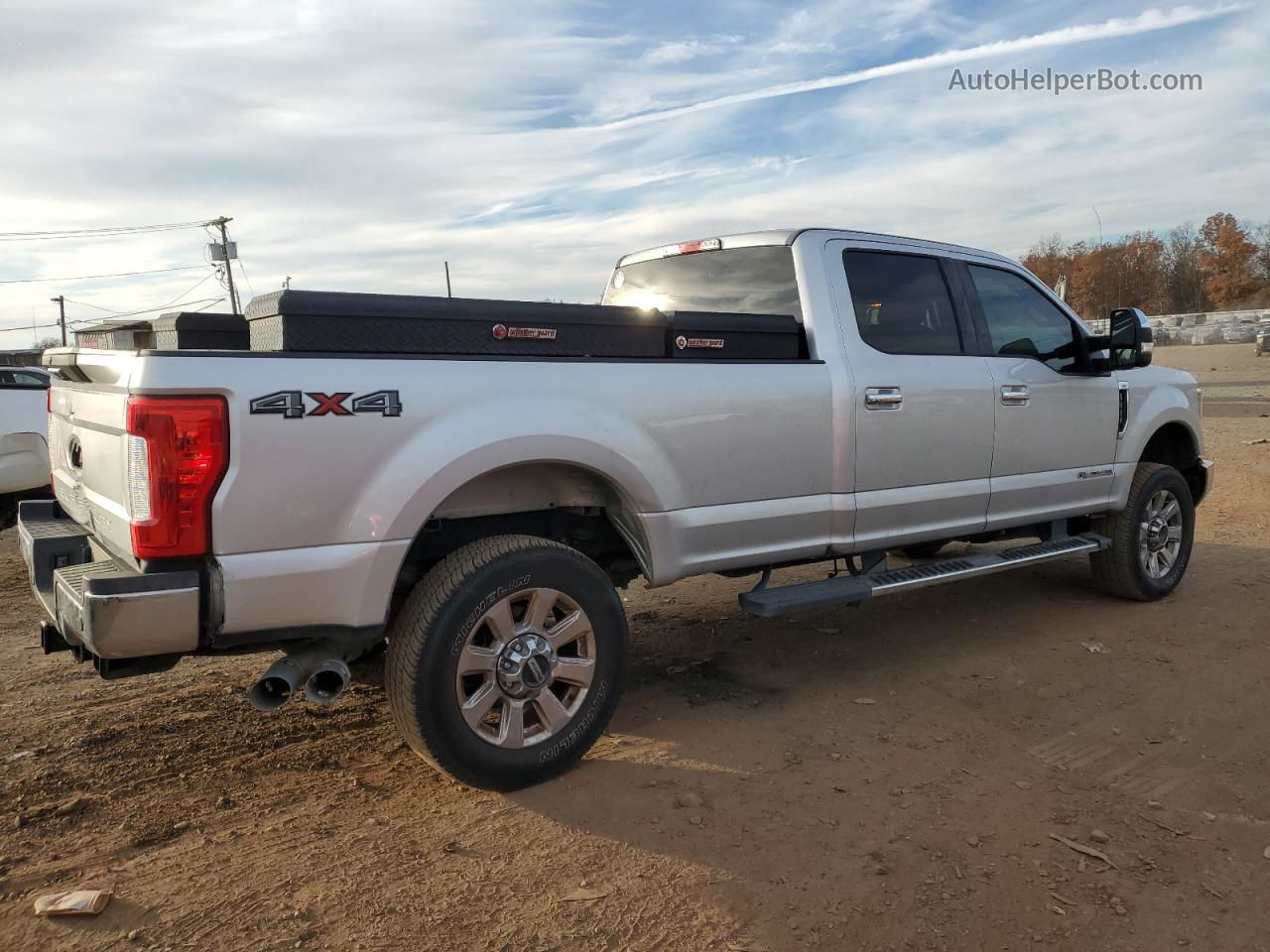 2018 Ford F250 Super Duty Silver vin: 1FT7W2BT4JEB26723