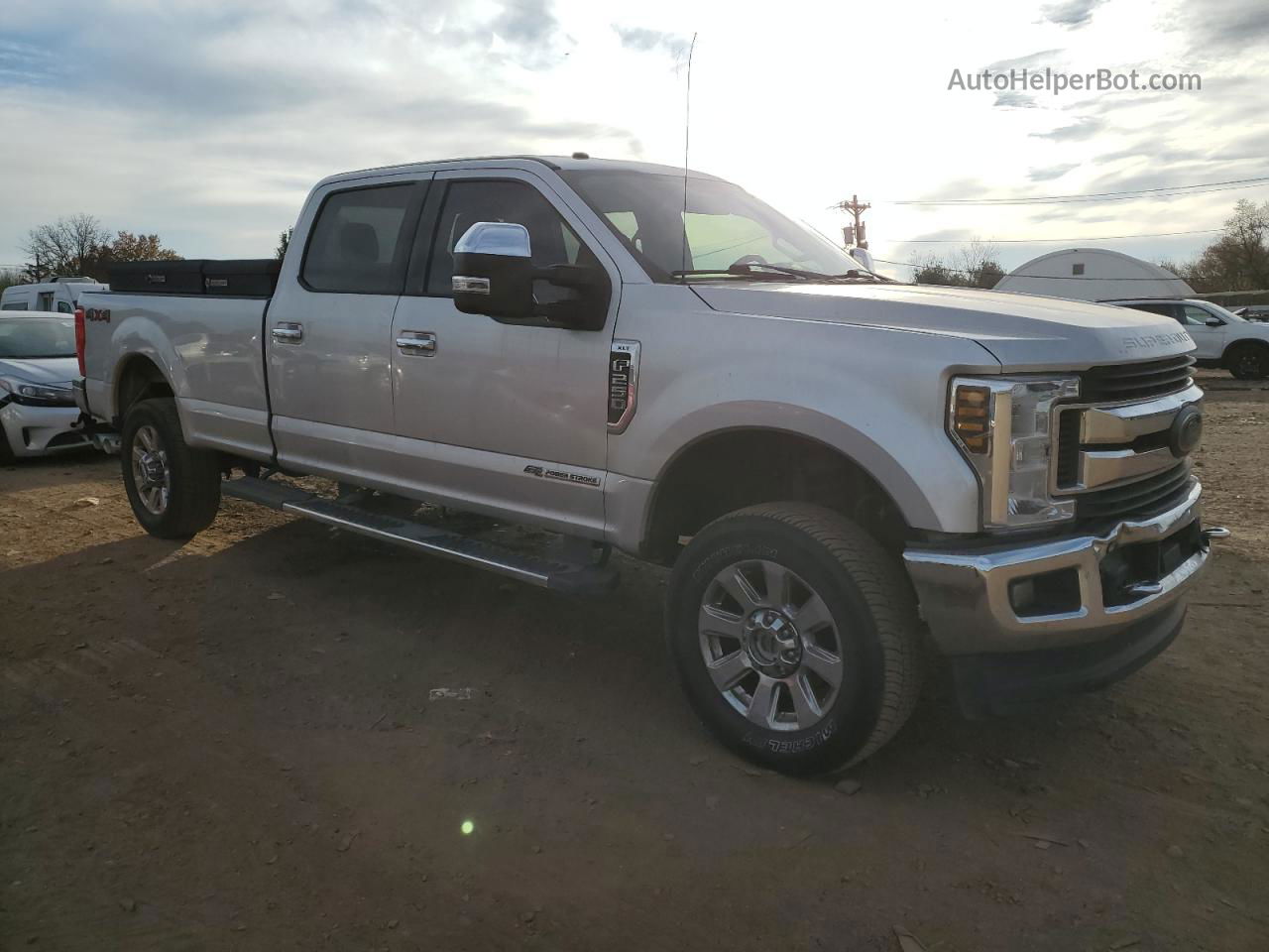 2018 Ford F250 Super Duty Silver vin: 1FT7W2BT4JEB26723