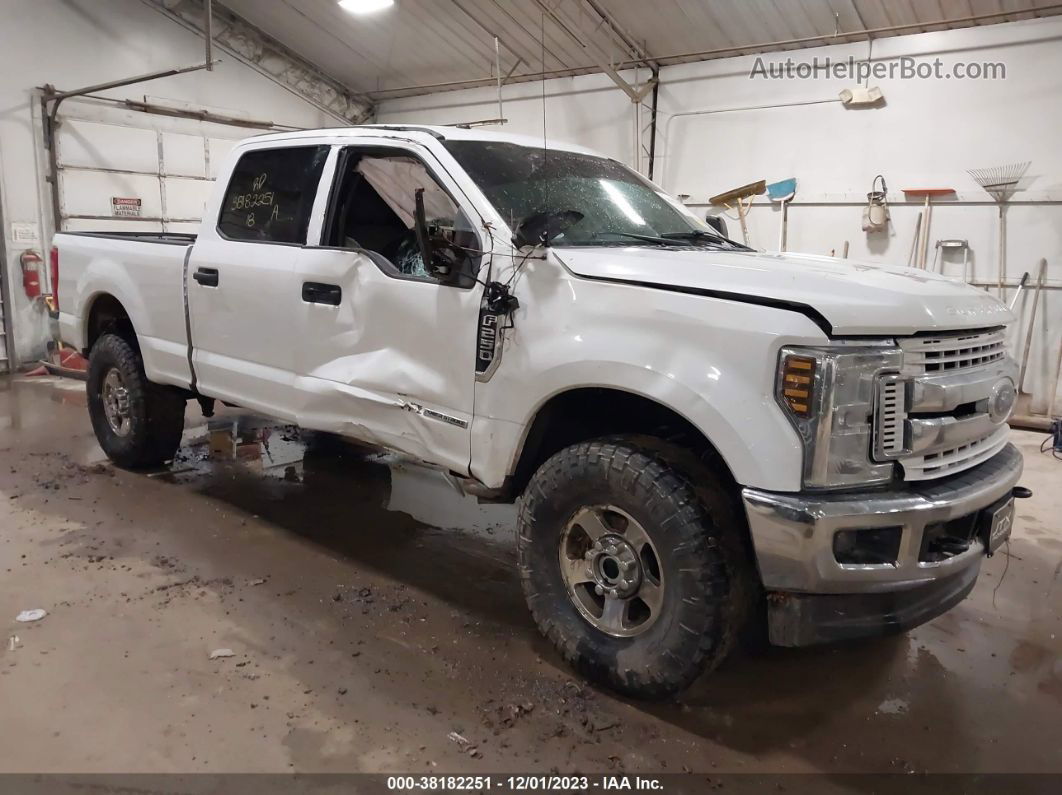 2018 Ford F-250 Xlt White vin: 1FT7W2BT4JEC26773