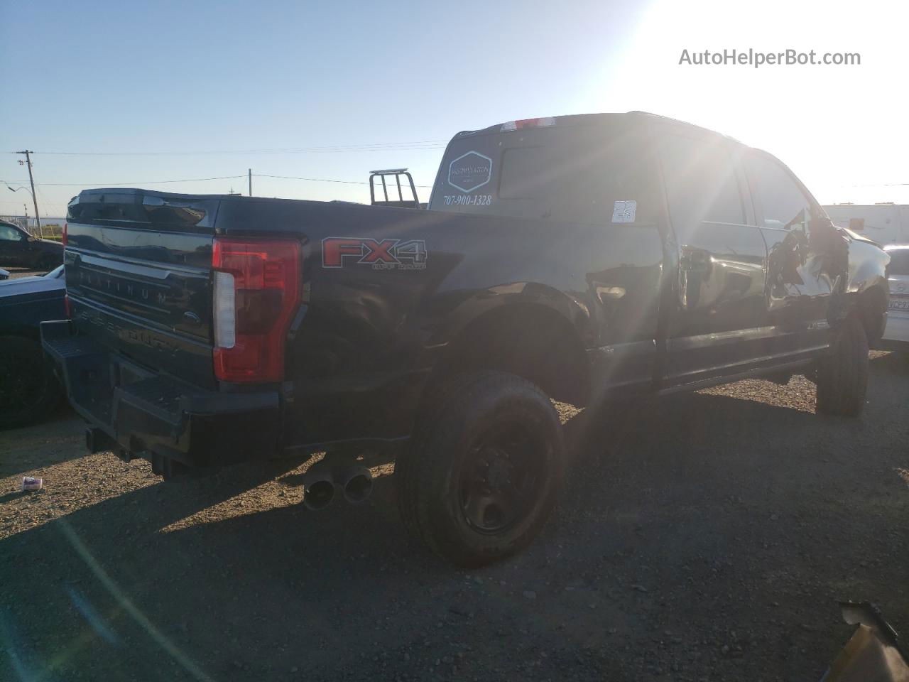 2018 Ford F250 Super Duty Черный vin: 1FT7W2BT4JEC58803