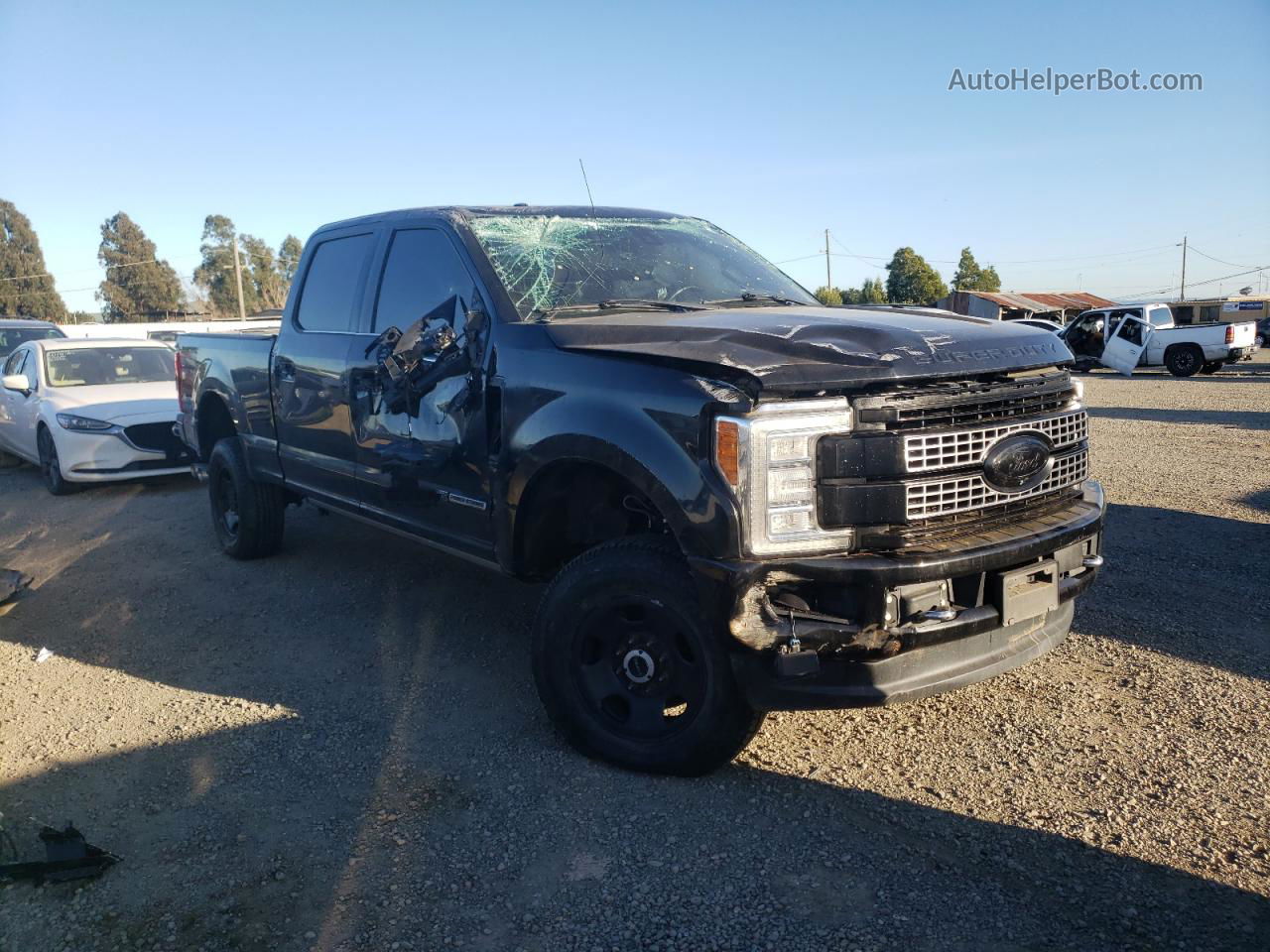 2018 Ford F250 Super Duty Черный vin: 1FT7W2BT4JEC58803