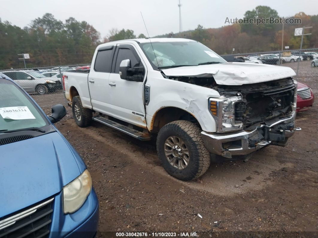 2018 Ford F-250 Xlt White vin: 1FT7W2BT4JEC73981