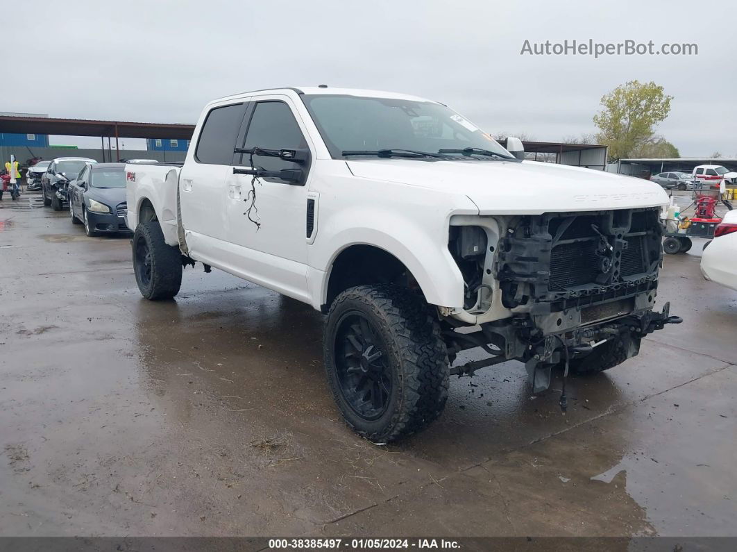 2018 Ford F-250 Lariat White vin: 1FT7W2BT4JEC90117