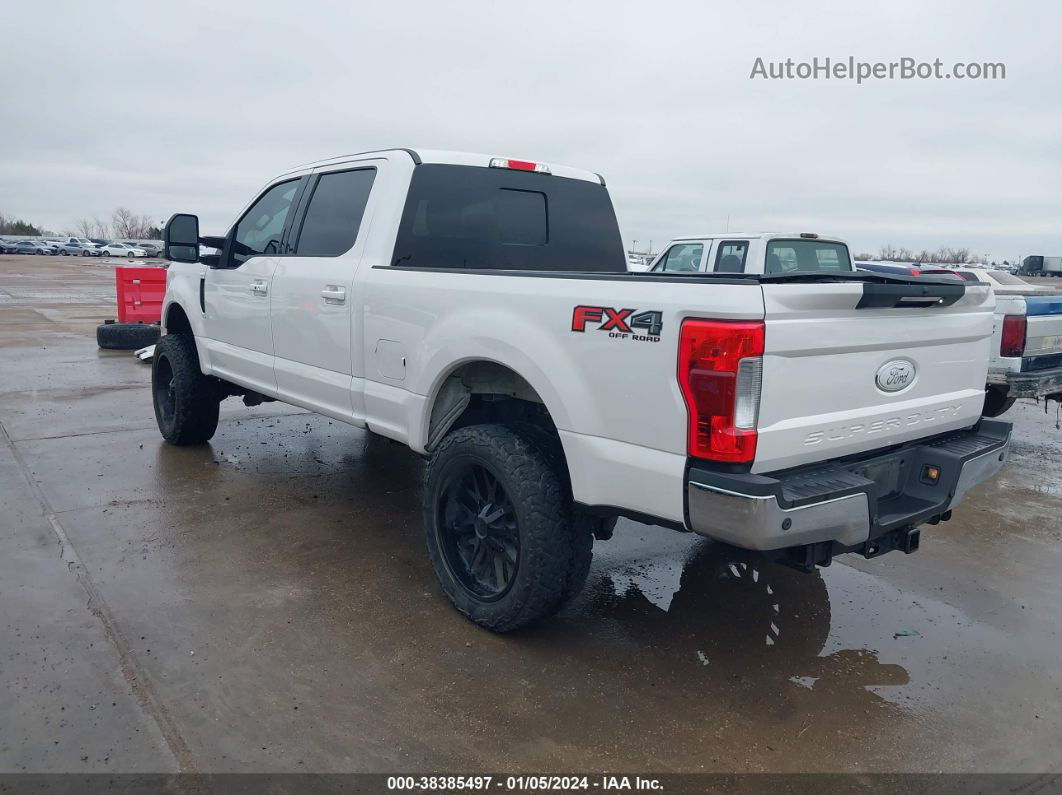 2018 Ford F-250 Lariat White vin: 1FT7W2BT4JEC90117