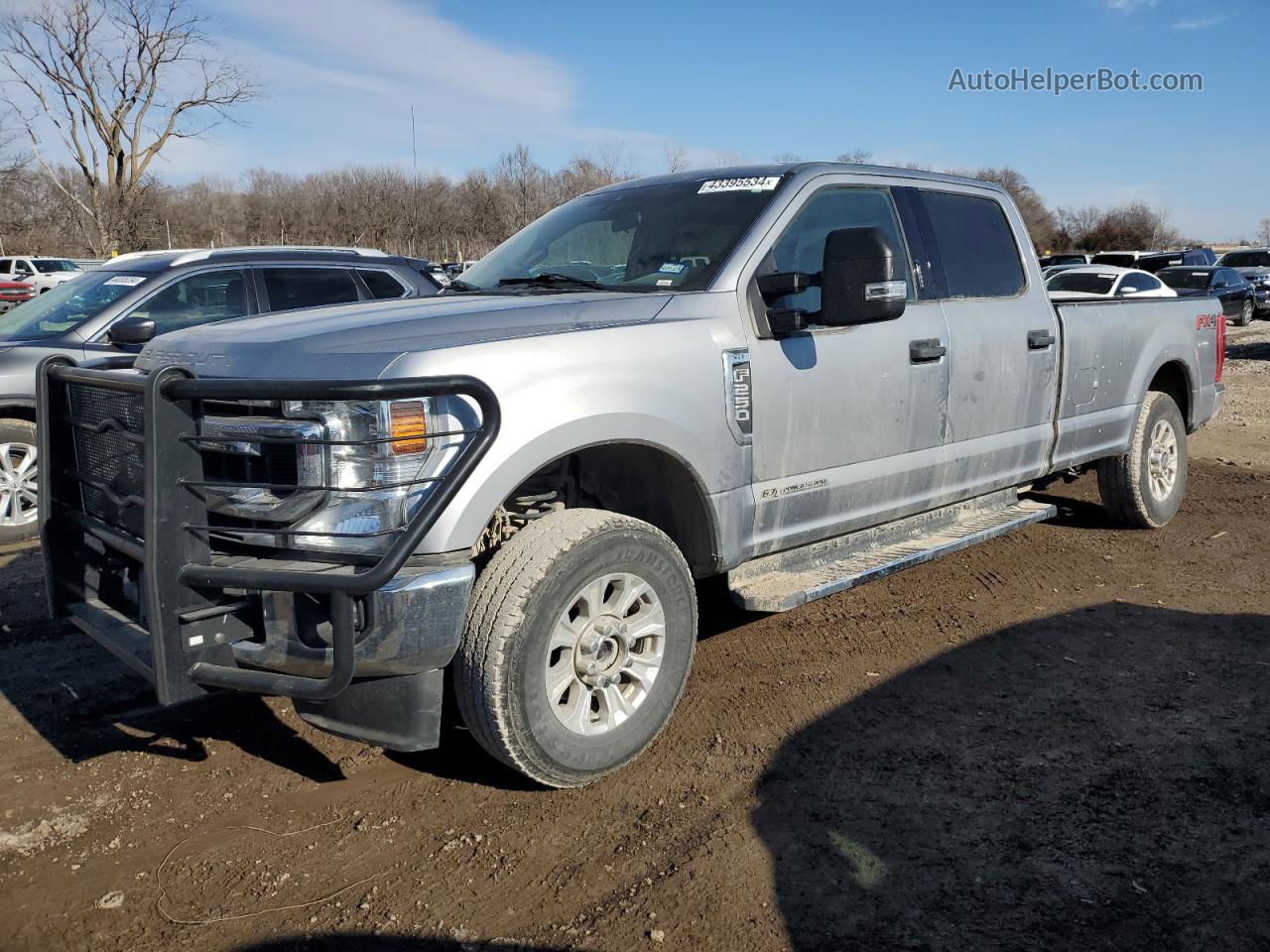 2020 Ford F250 Super Duty Silver vin: 1FT7W2BT4LEC28316