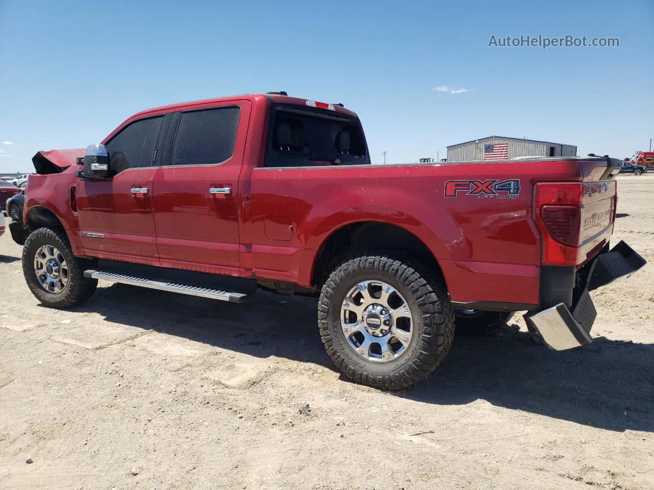 2020 Ford F250 Super Duty Red vin: 1FT7W2BT4LEC70954