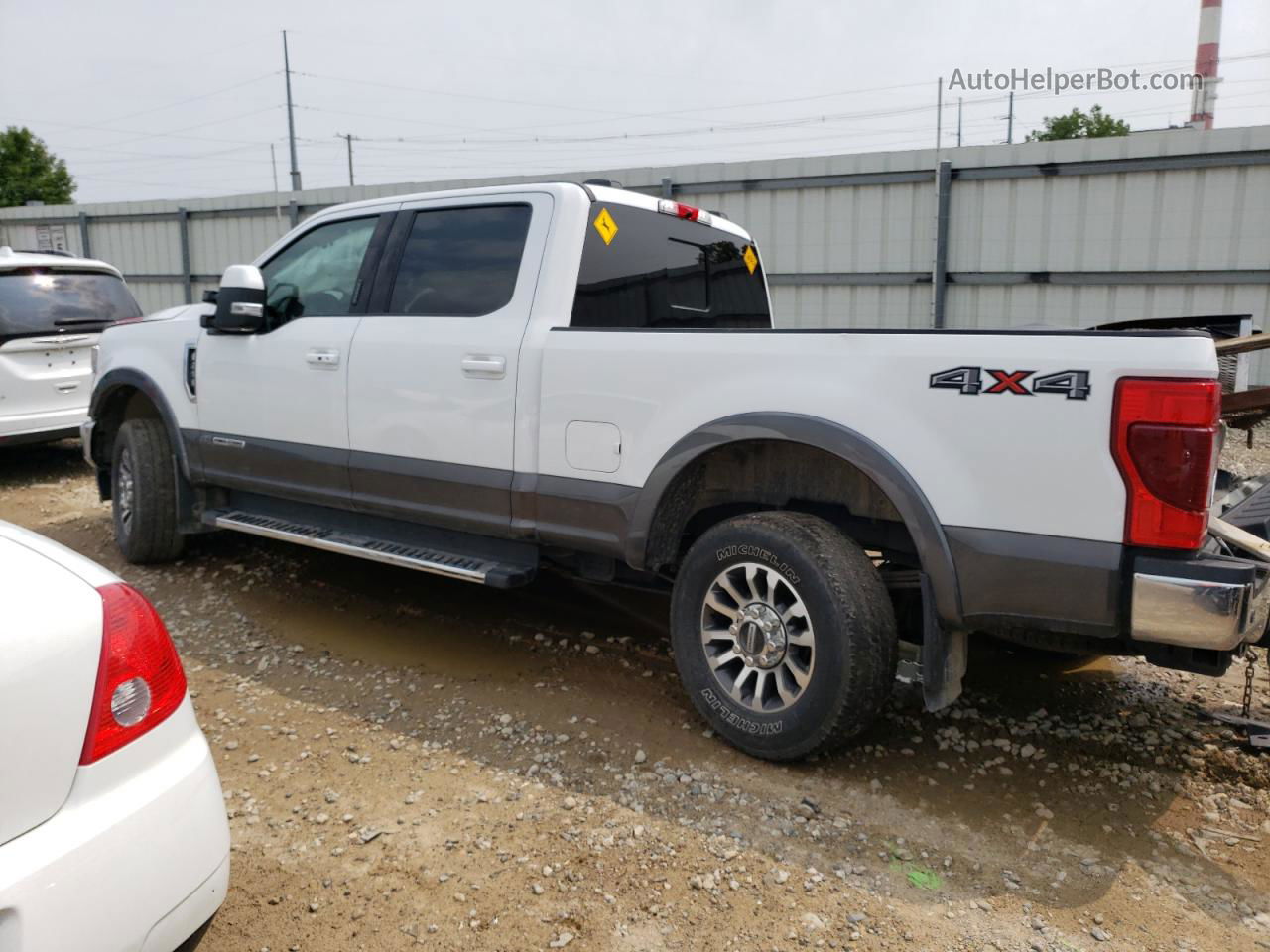 2020 Ford F250 Super Duty White vin: 1FT7W2BT4LED31638