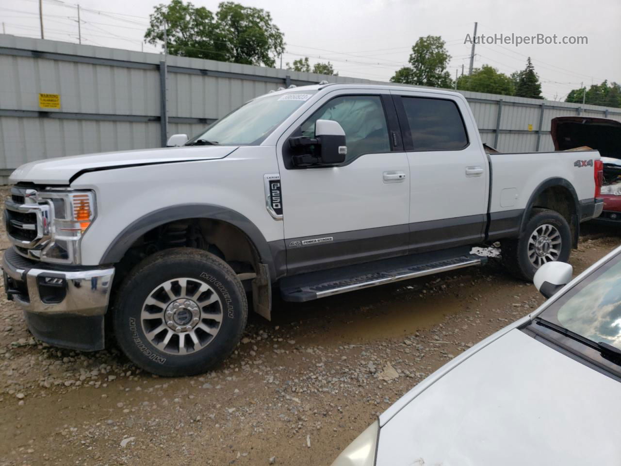 2020 Ford F250 Super Duty White vin: 1FT7W2BT4LED31638