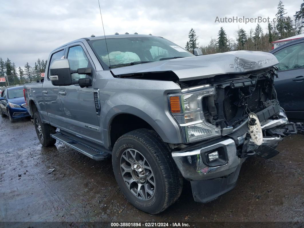 2020 Ford F-250 Lariat Серебряный vin: 1FT7W2BT4LED45930