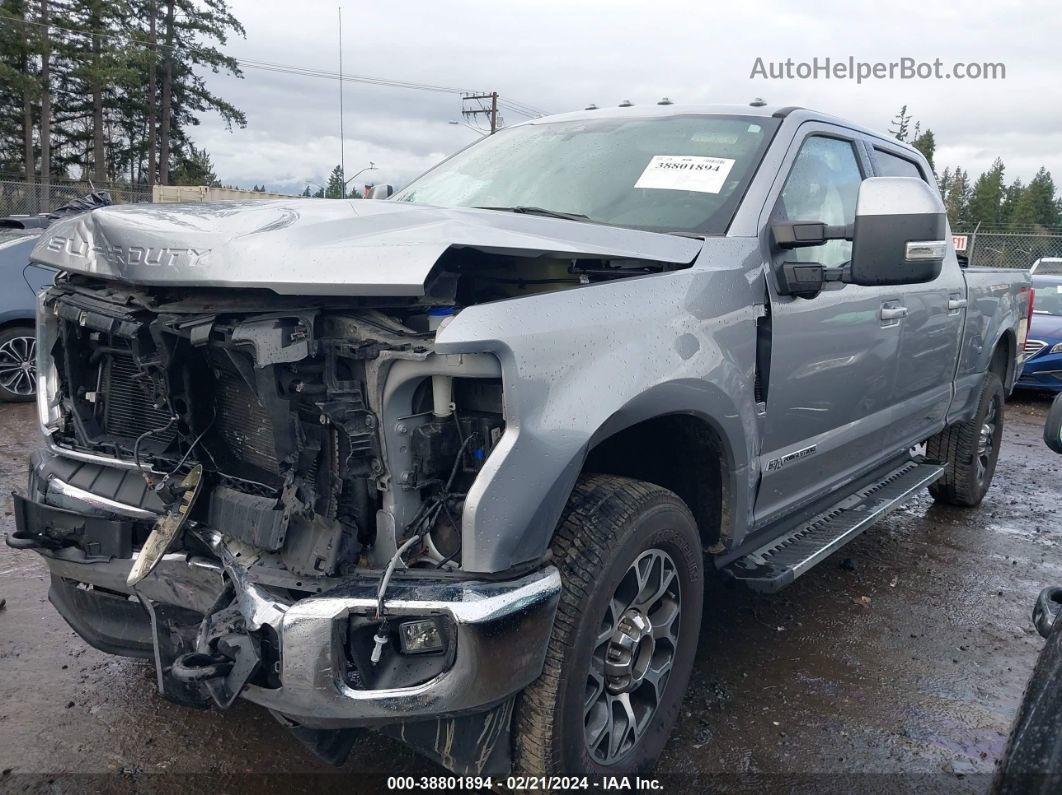 2020 Ford F-250 Lariat Silver vin: 1FT7W2BT4LED45930