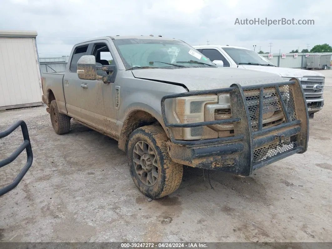 2020 Ford F-250 Lariat Silver vin: 1FT7W2BT4LEE75660