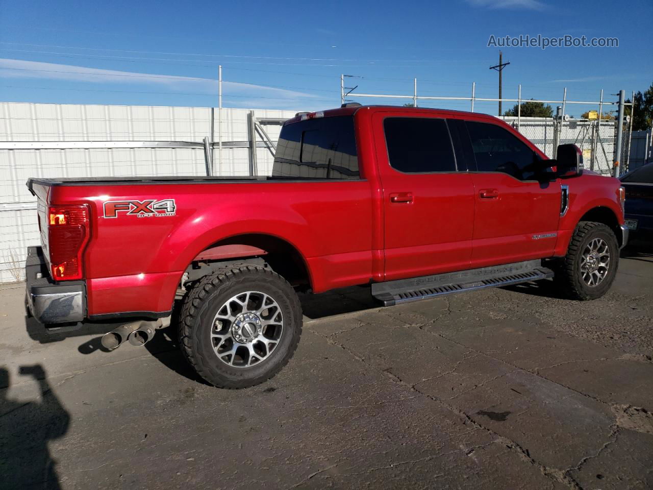 2020 Ford F250 Super Duty Красный vin: 1FT7W2BT4LEE95441