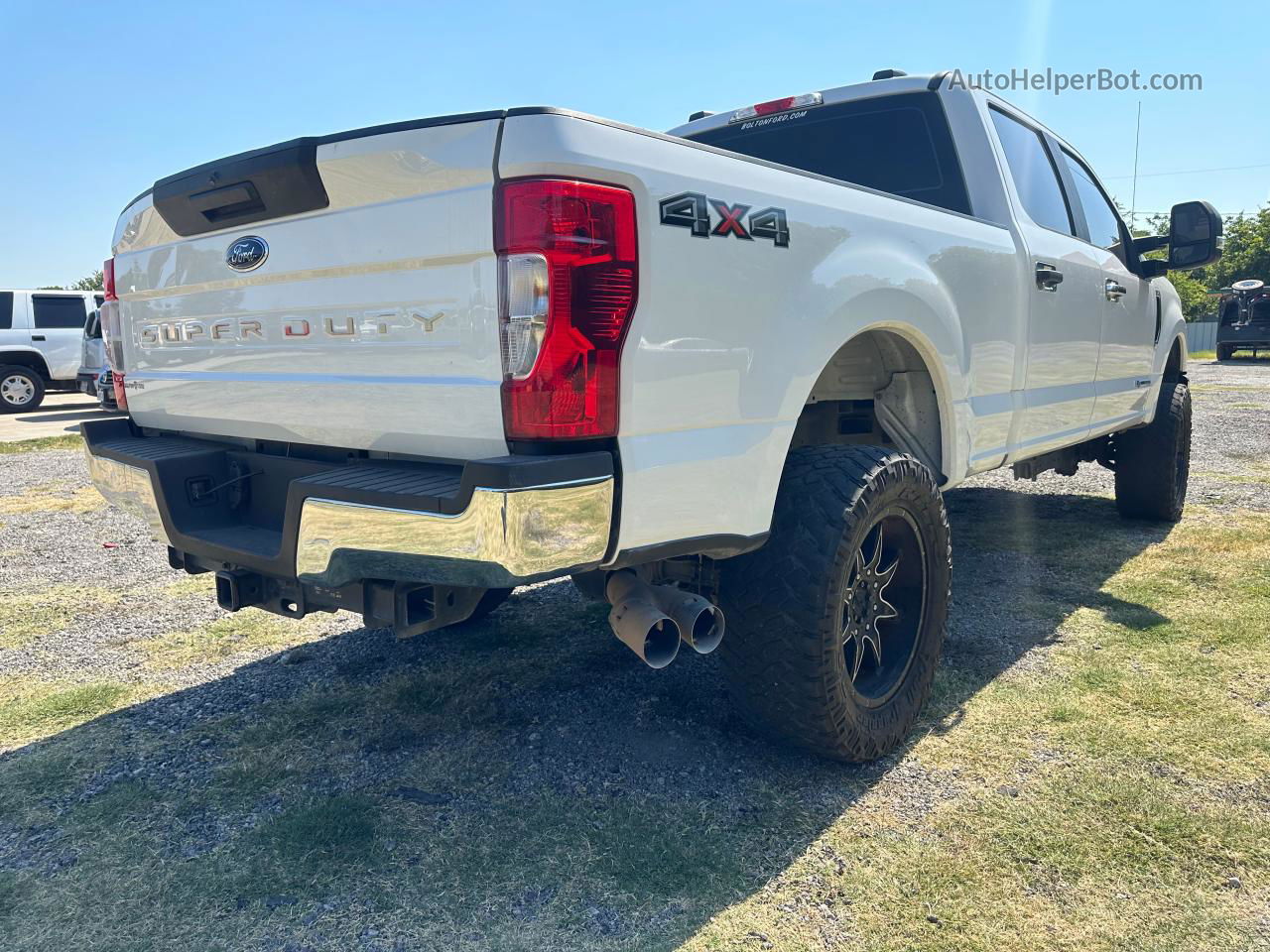 2020 Ford F250 Super Duty White vin: 1FT7W2BT4LEE97853