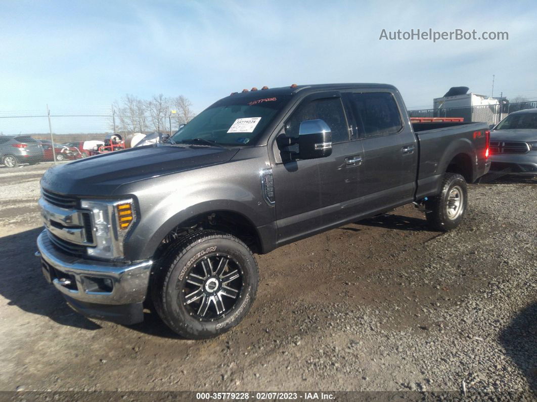 2018 Ford F-250 Xlt Gray vin: 1FT7W2BT5JEB17500