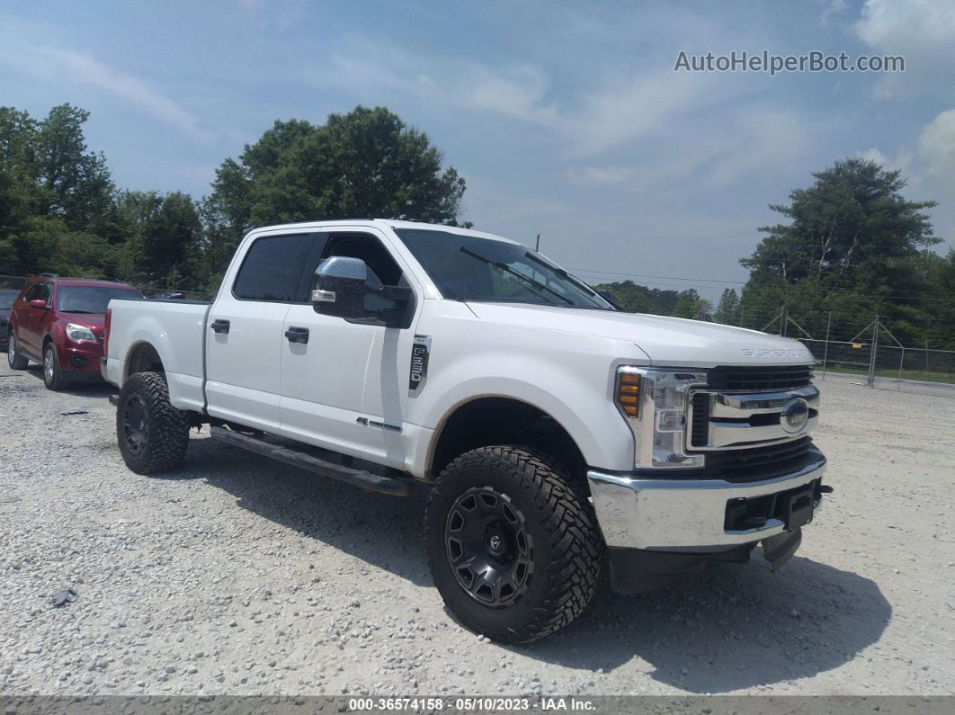 2018 Ford F-250 Xlt White vin: 1FT7W2BT5JEB21952