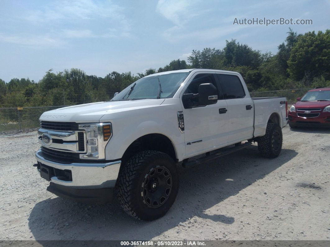 2018 Ford F-250 Xlt White vin: 1FT7W2BT5JEB21952