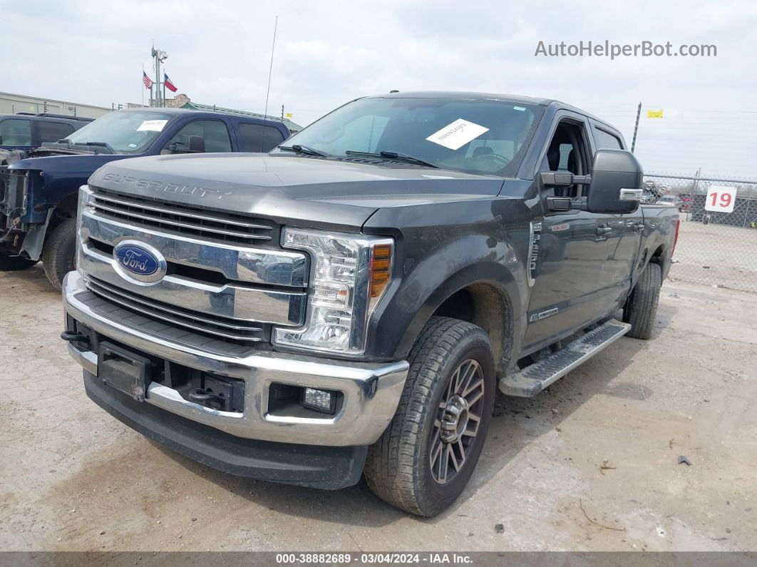 2018 Ford F-250 Lariat Gray vin: 1FT7W2BT5JEC52542