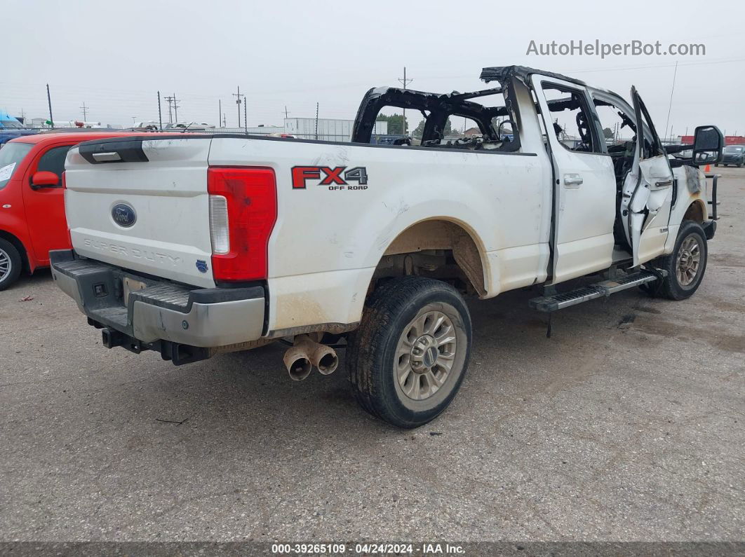 2018 Ford F-250 Xlt White vin: 1FT7W2BT5JEC55473