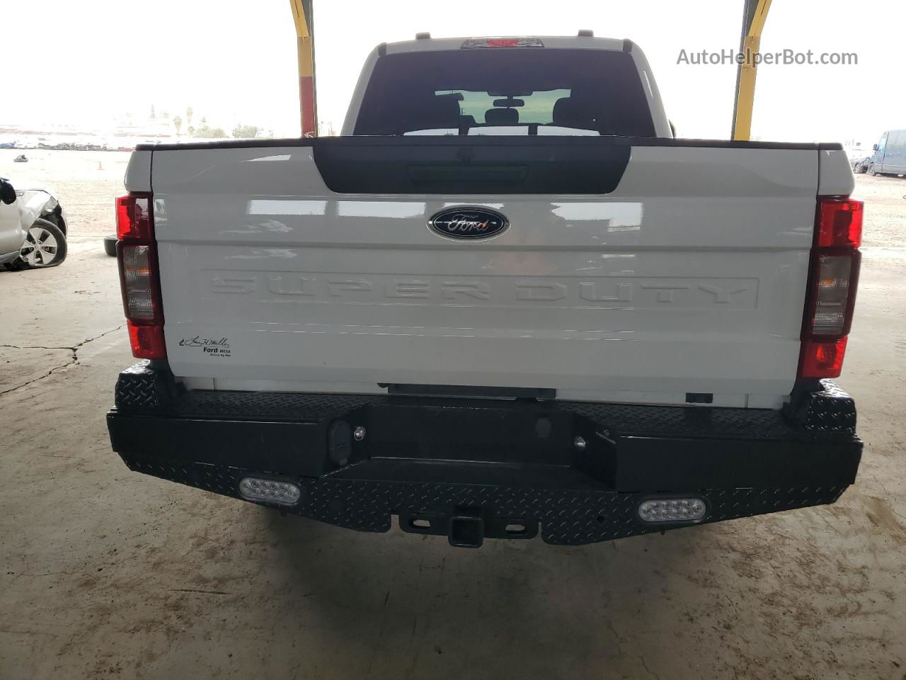 2020 Ford F250 Super Duty White vin: 1FT7W2BT5LEC20998