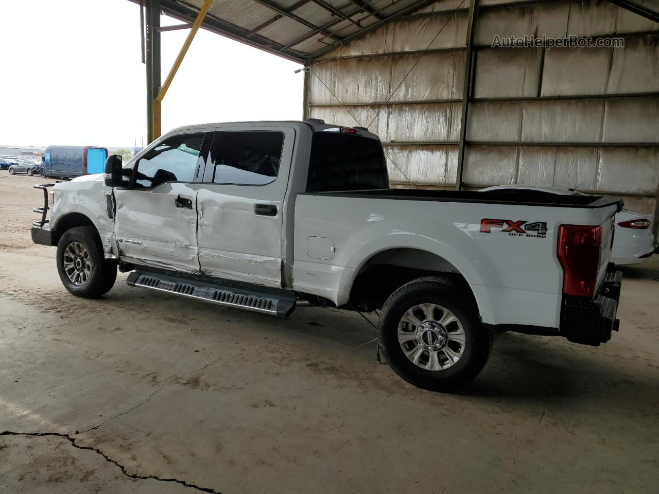 2020 Ford F250 Super Duty White vin: 1FT7W2BT5LEC20998