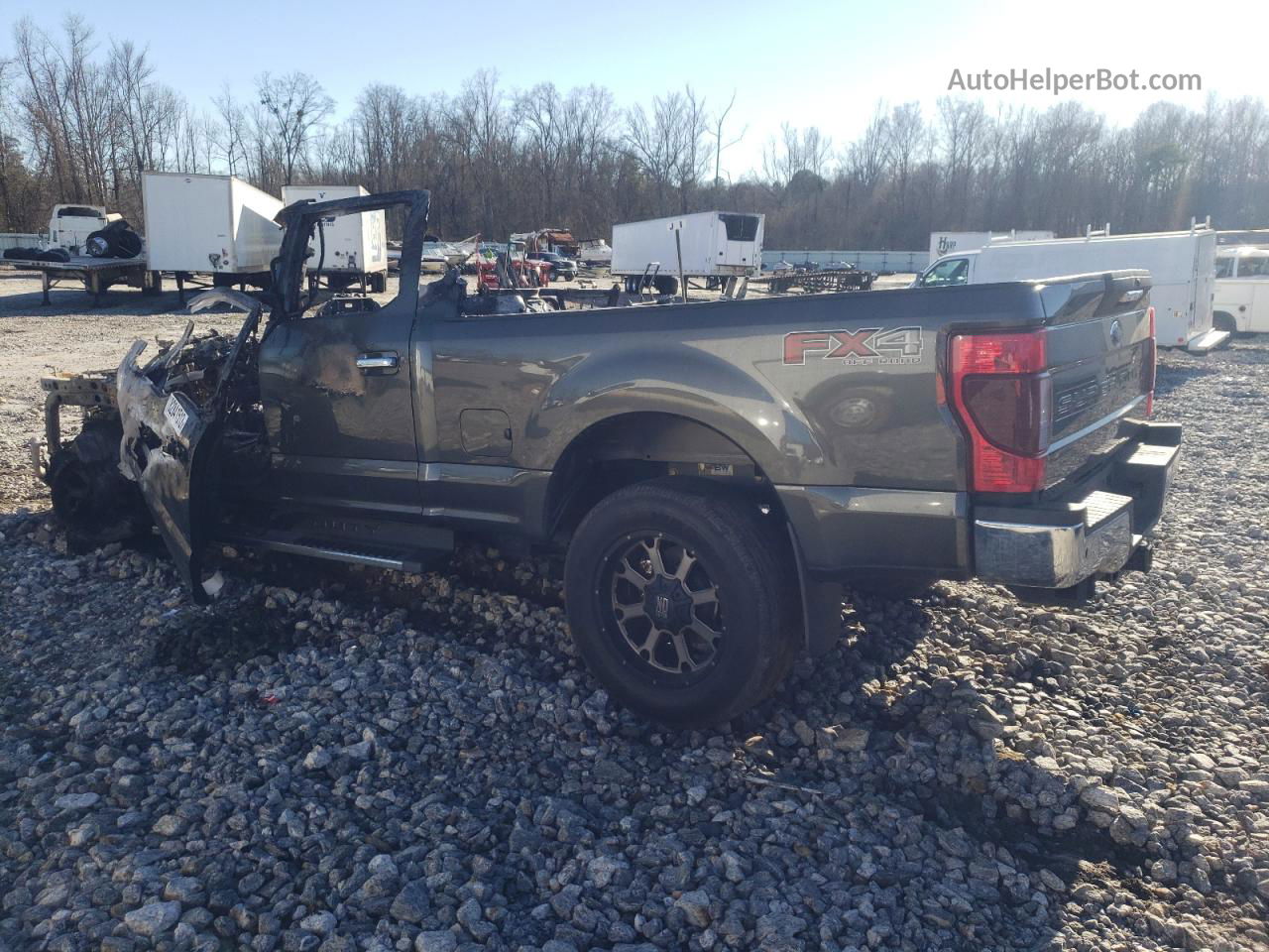 2020 Ford F250 Super Duty Gray vin: 1FT7W2BT5LEC59204