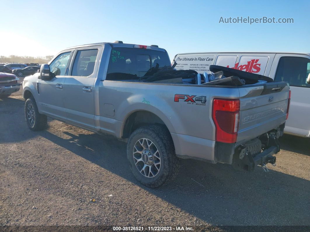 2020 Ford F-250 Lariat Silver vin: 1FT7W2BT5LEC87939